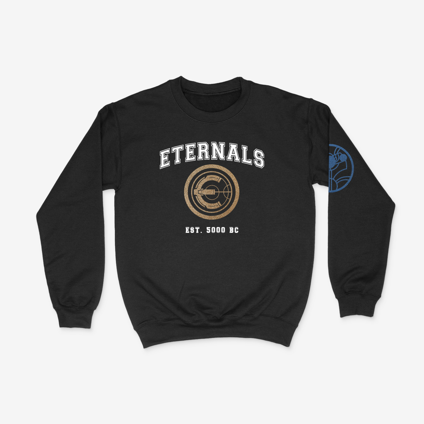 Eternals Varsity Crewneck Sweater - Black