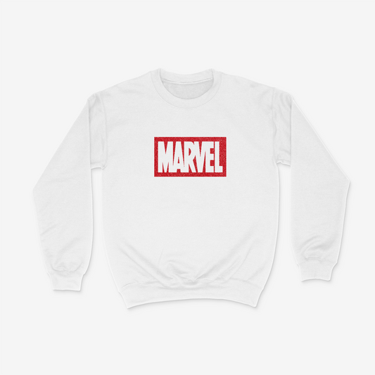 Glitter Marvel Logo Sweater